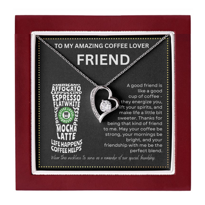 JGF Jewelry Gifts for Family Coffee Is My BFF Friend Bestie Lover for Women Friendship