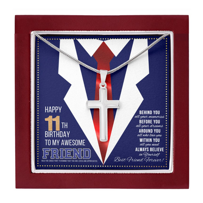 JGF Jewelry Gifts for Family Happy 11th Birthday Card Birthday Gifts For 11 Year Old For Best Friends