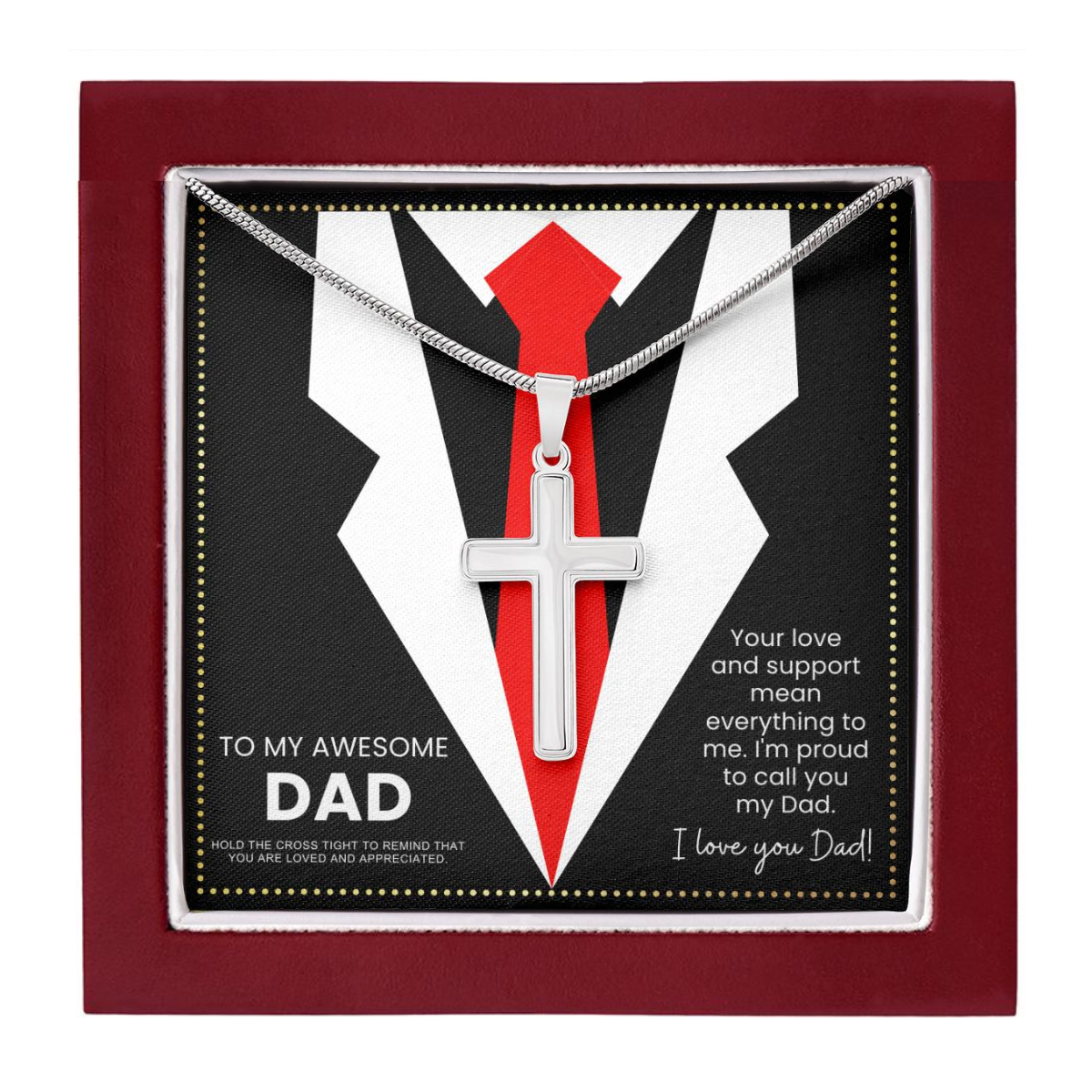JGF Jewelry Gifts for Family 70th Birthday Cross Necklace Gifts For Men 1953 To My Dad Turning 70 Who Have Everything