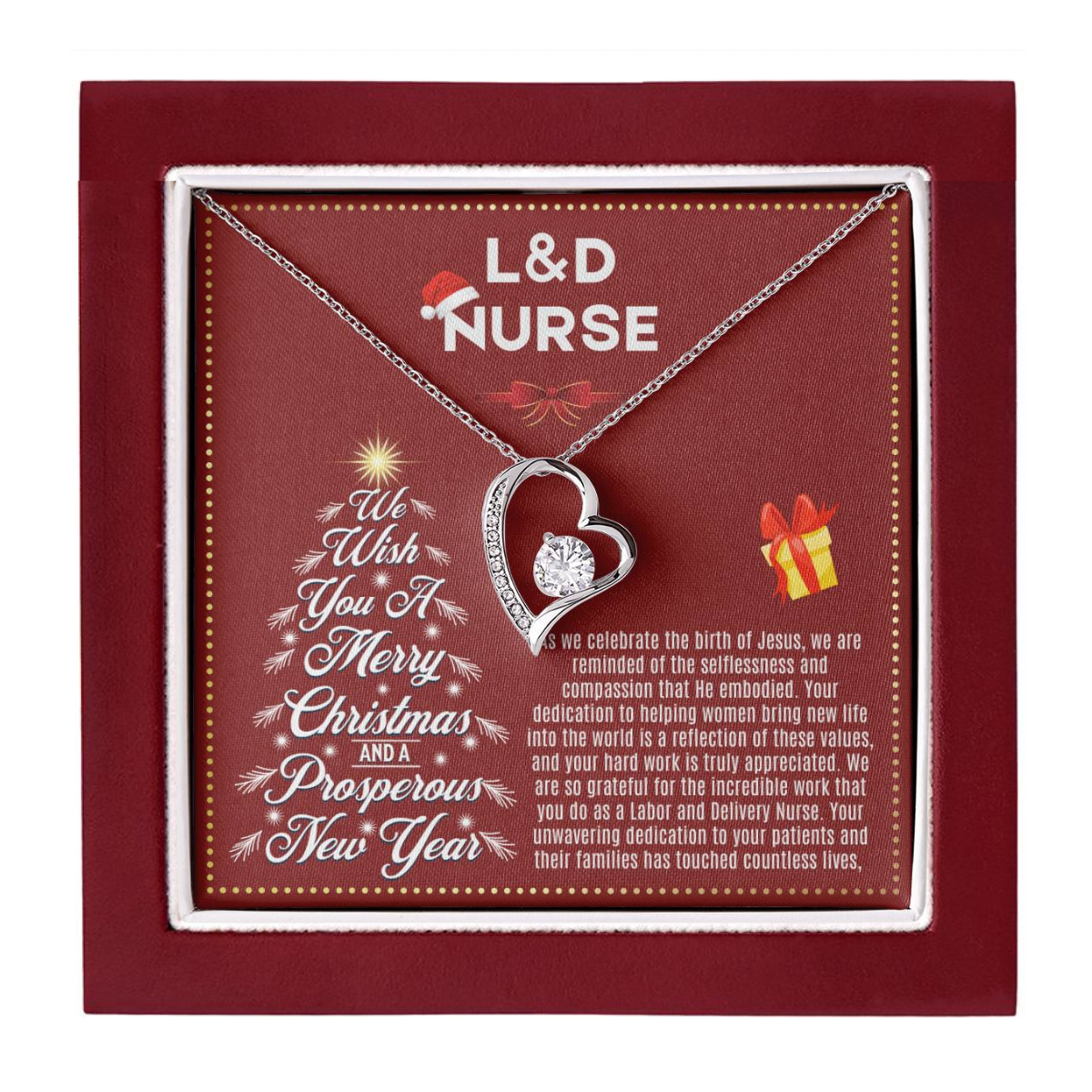 JGF Jewelry Gifts for Family Labor and Delivery L&D Nurse Gifts Basket for Christmas