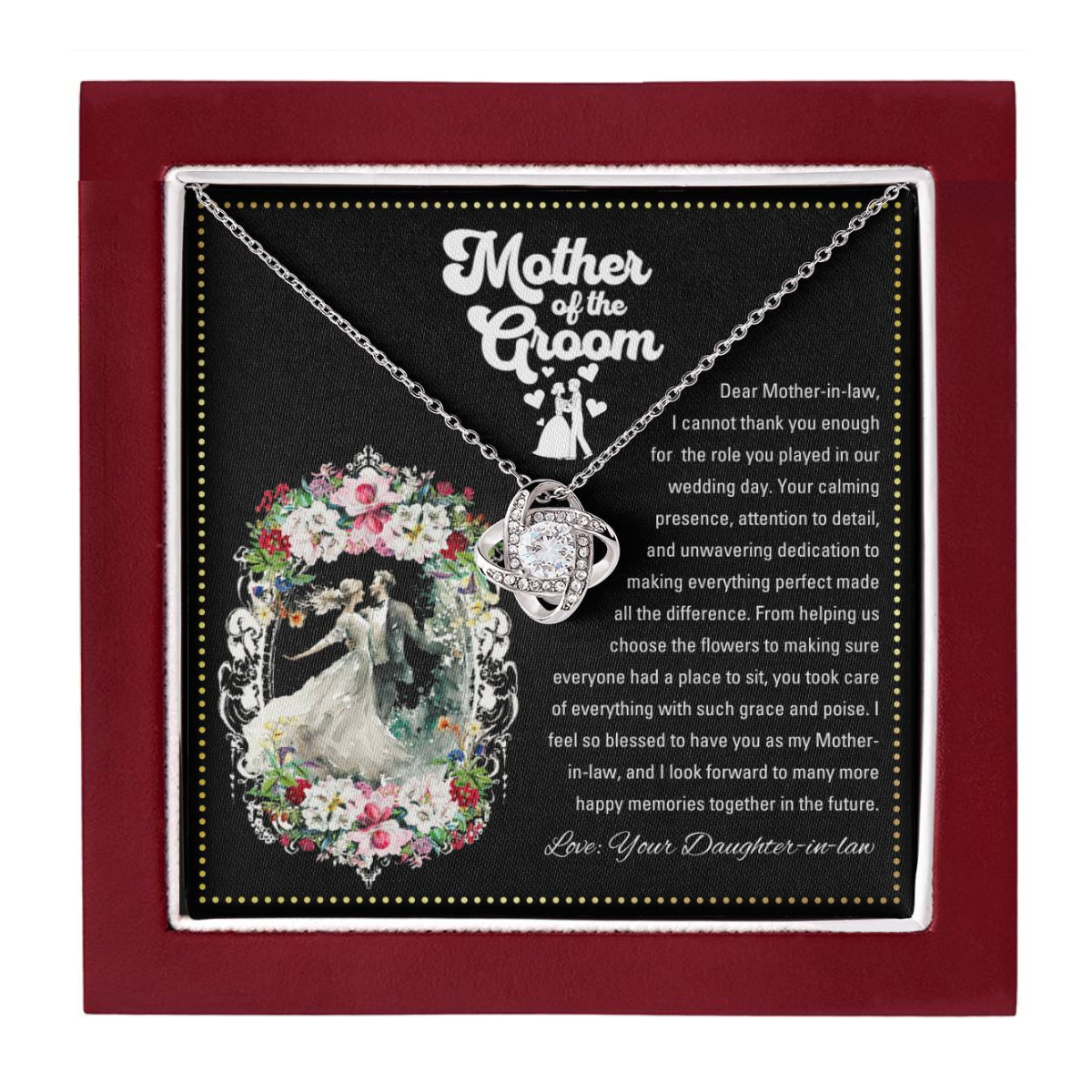JGF Jewelry Gifts for Family | Step Mother Of The Groom Gifts From Bride