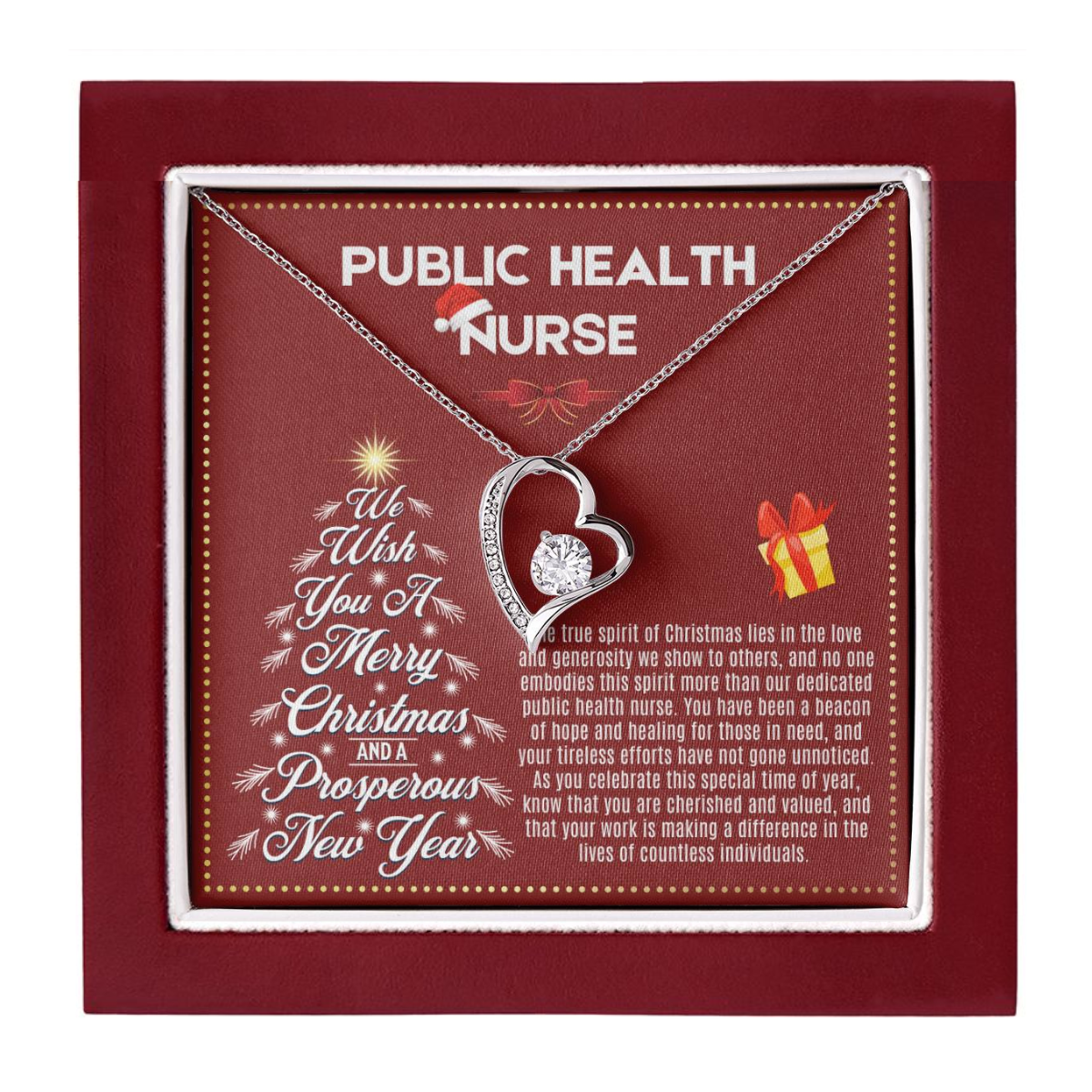 JGF Jewelry Gifts for Family | Public Health Nurse Gifts for Christmas