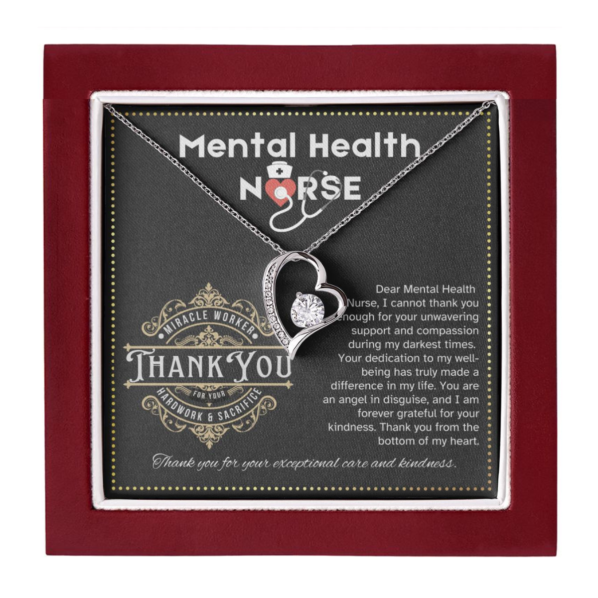 JGF Jewelry Gifts for Family Thank You Gifts For Nurses Mental Health