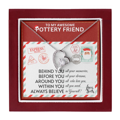 JGF Jewelry Gifts for Family Christmas Stockings Stuffer Pottery BFF Best Friend Bestie Gifts