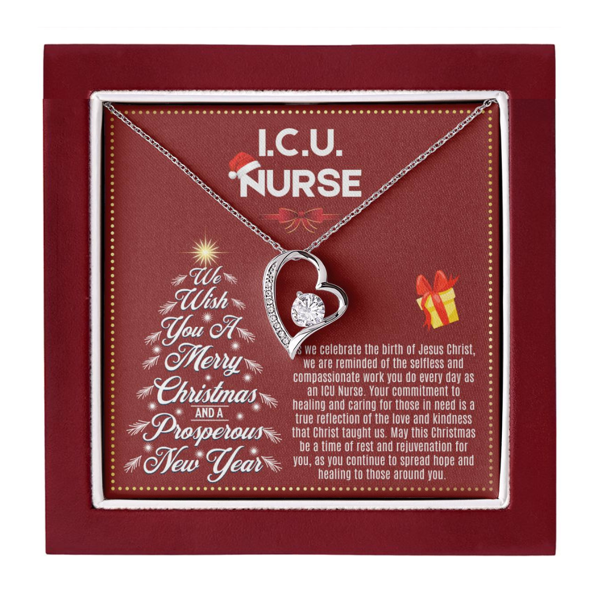 JGF Jewelry Gifts for Family | Intensive Care Unit ICU Nurse Gifts for Christmas