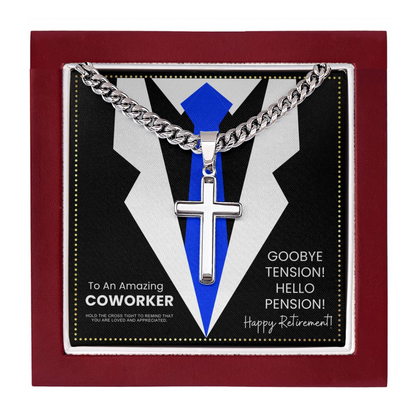 JGF Jewelry Gifts for Family Unique Retirement Presents For Men Sterling Silver Necklace