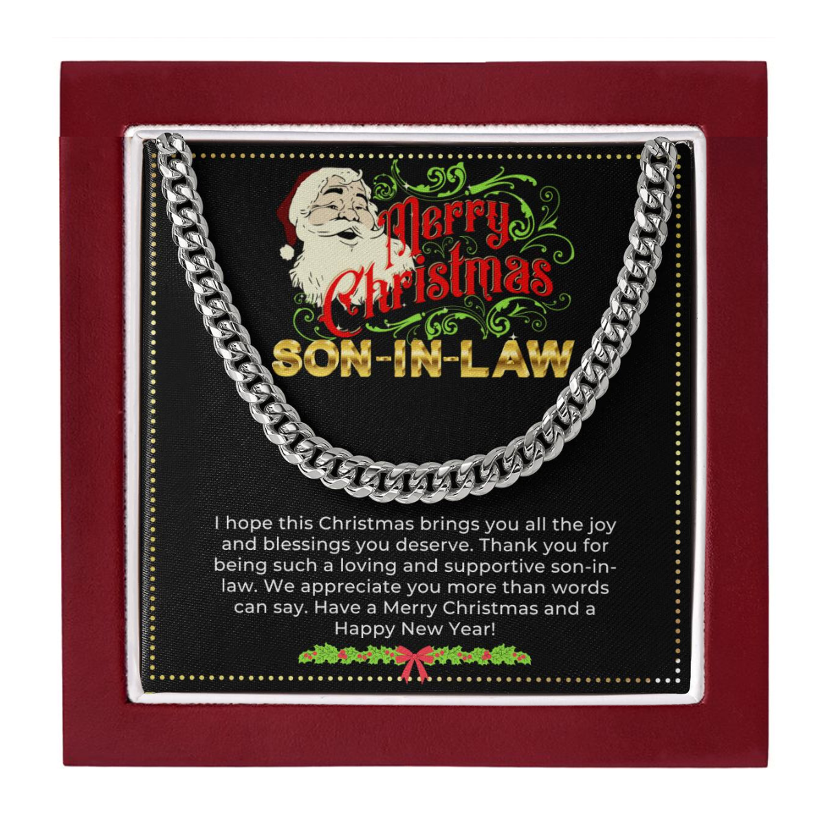 JGF Jewelry Gifts for Family | Christmas Gift for Son In Law