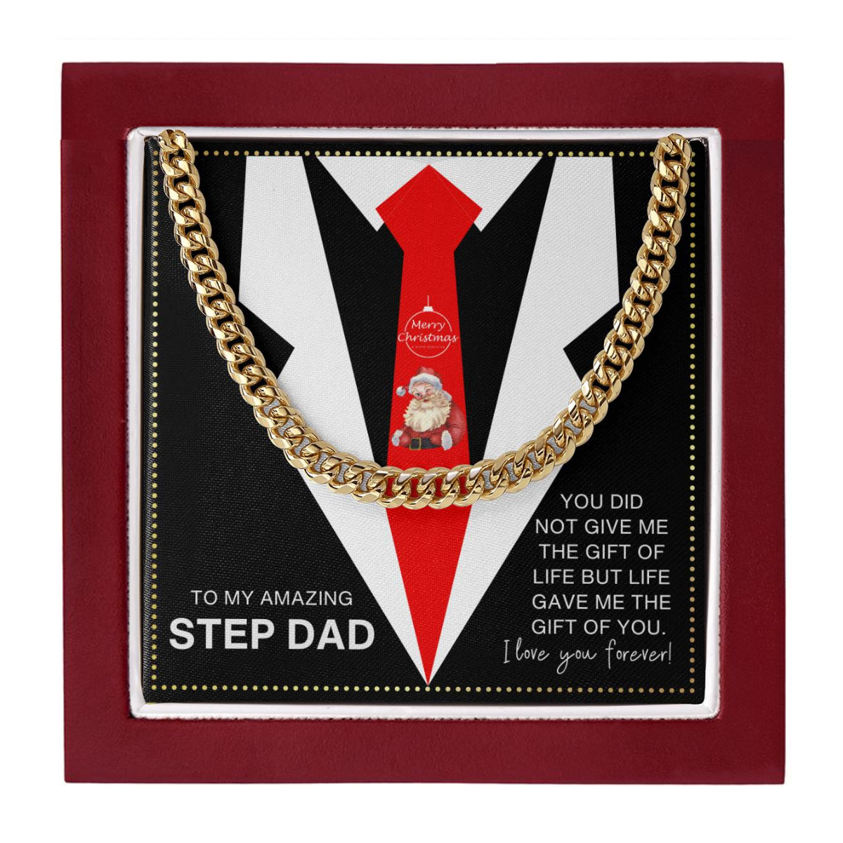 JGF Jewelry Gifts for Family Things To Get Your Step Dad For Christmas From Daughter and Son