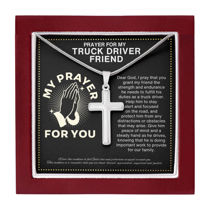 JGF Jewelry Gifts for Family Truck Driver Birthday Gifts for Dad Husband Men