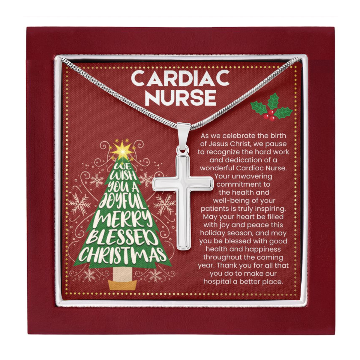 JGF Jewelry Gifts for Family  Christmas Gifts for Cardiac Nurses