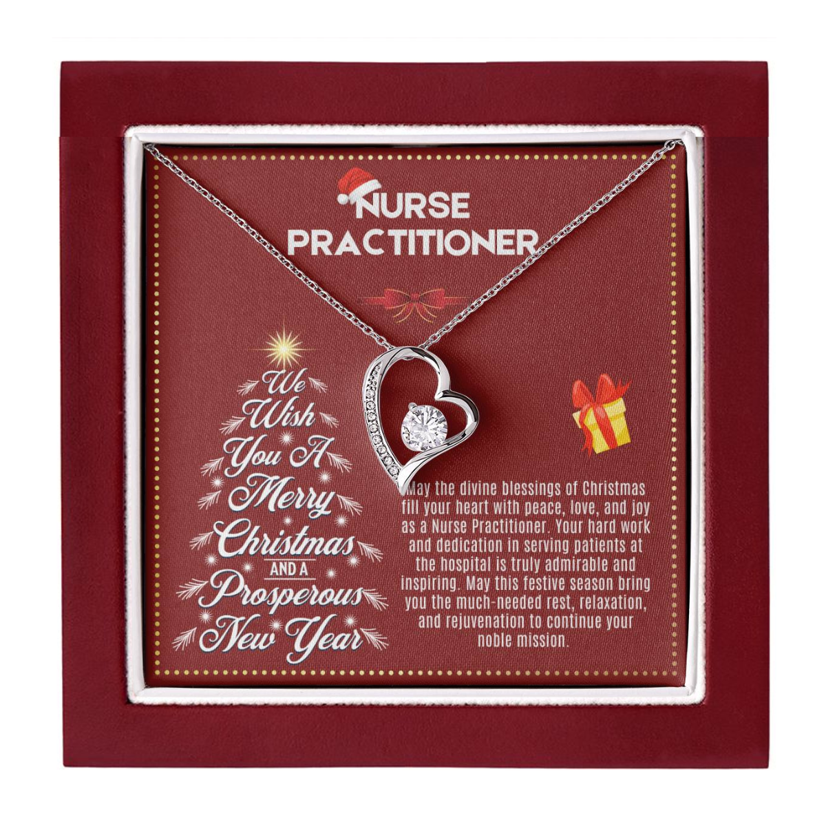 JGF Jewelry Gifts for Family | Nurse Practitioner Gifts for Women on Christmas