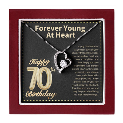 JGF Jewelry Gifts for Family 70th Birthday Necklace For Women