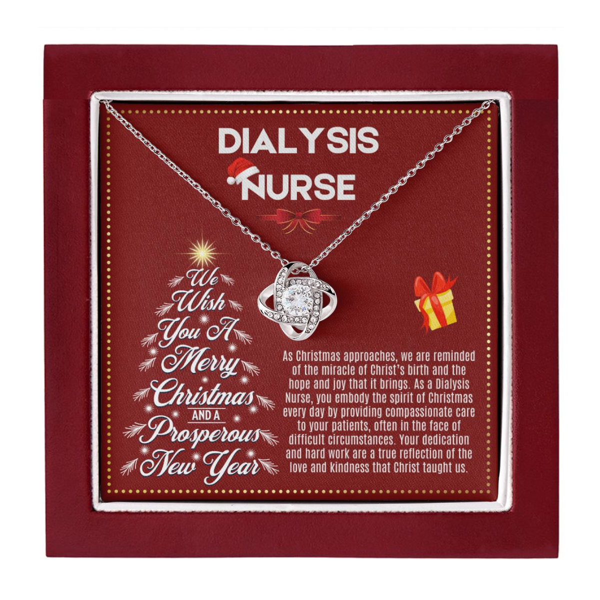 JGF Jewelry Gifts for Family | Christmas Registered Nurse RN Dialysis Practitioner Nurse Gifts for Women