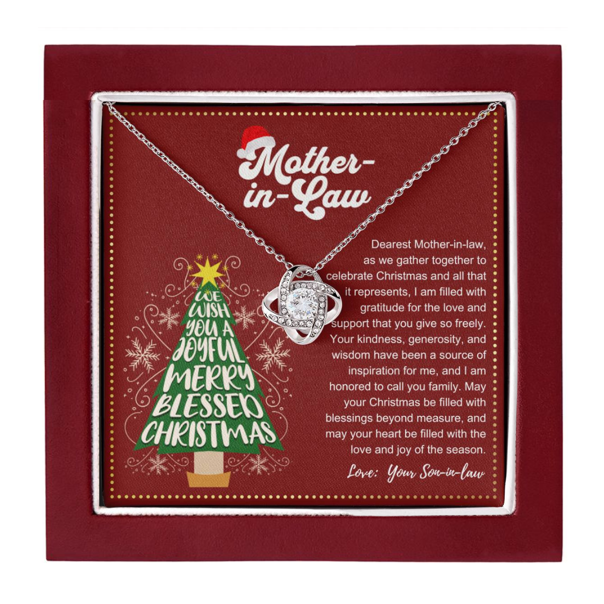 JGF Jewelry Gifts for Family | Mother In Law Christmas Gifts From Son In Law