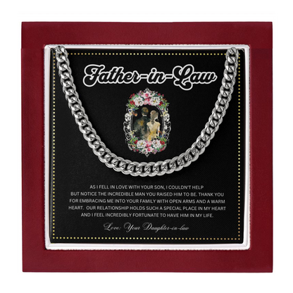JGF Jewelry Gifts for Family | Father In Law Gift From Daughter In Law Day Of Wedding Gifts