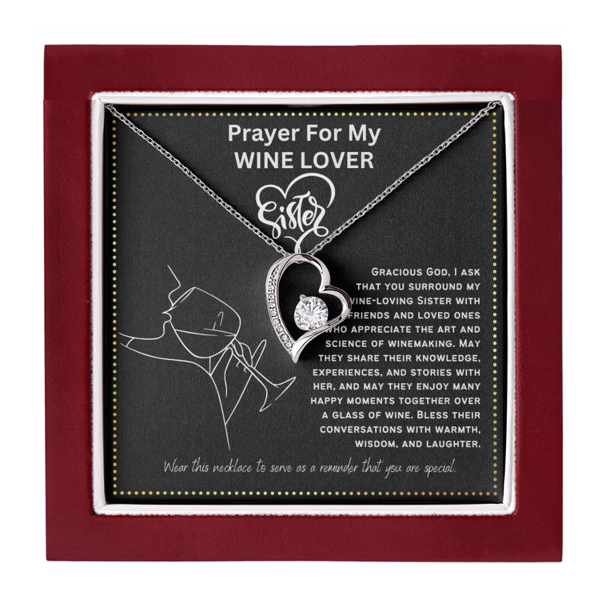 JGF Jewelry Gifts for Family Birthday Gifts Basket For Women Wine Lover