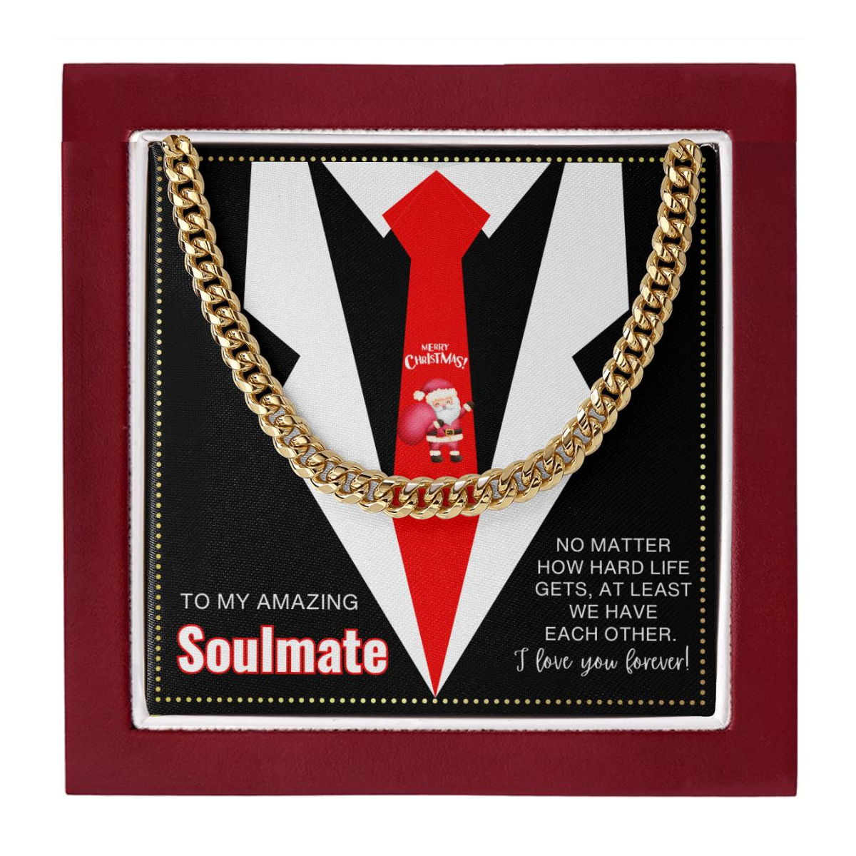 JGF Jewelry Gifts for Family Soulmate Necklace Gifts For Men