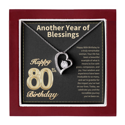 JGF Jewelry Gifts for Family 80th Birthday Gifts for Women Ideas