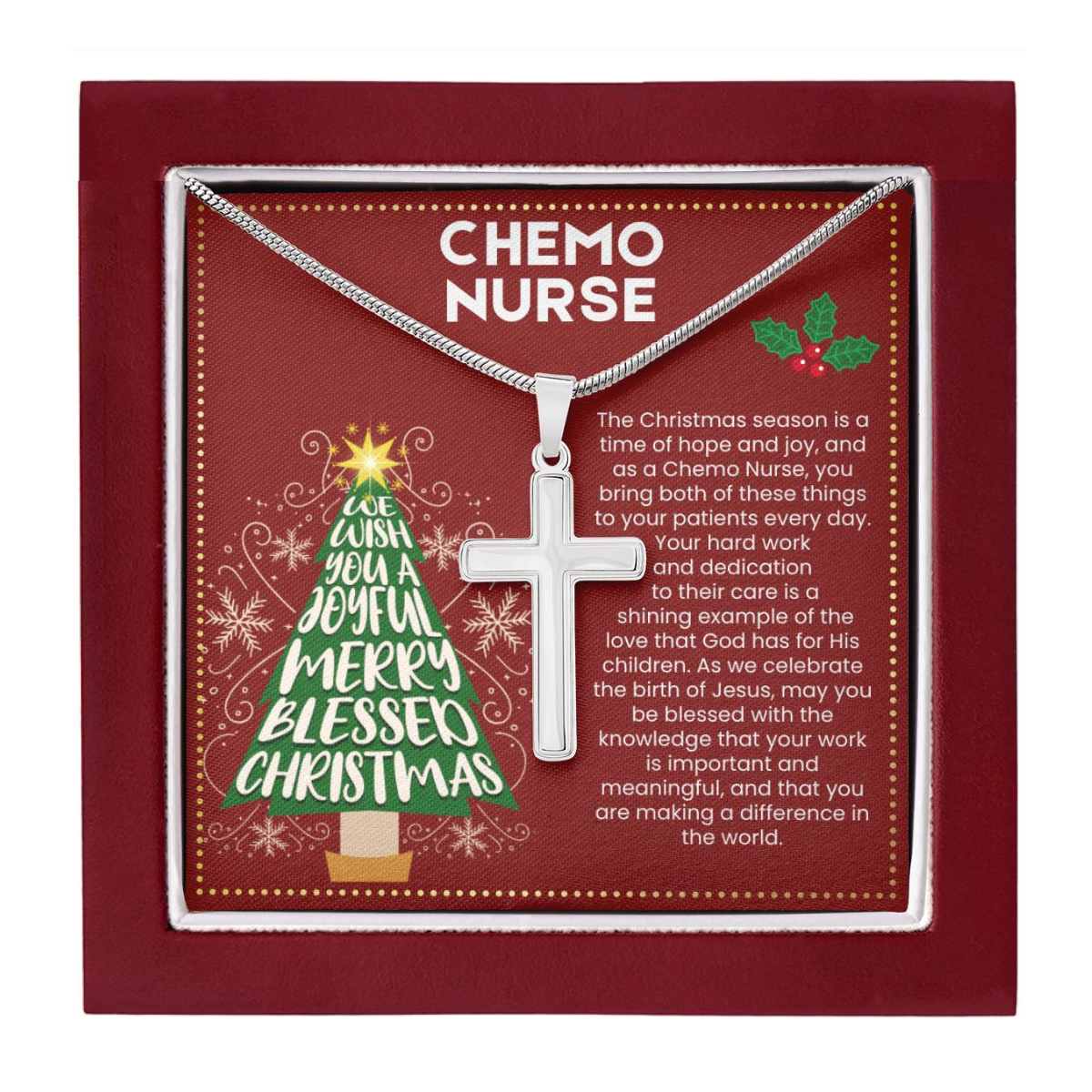 JGF Jewelry Gifts for Family Christmas Gifts For Chemo Nurses