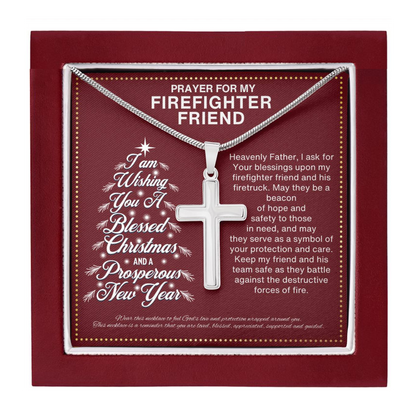 JGF Jewelry Gifts for Family Firefighter Christmas Gift For BFF Bestie Best Friend