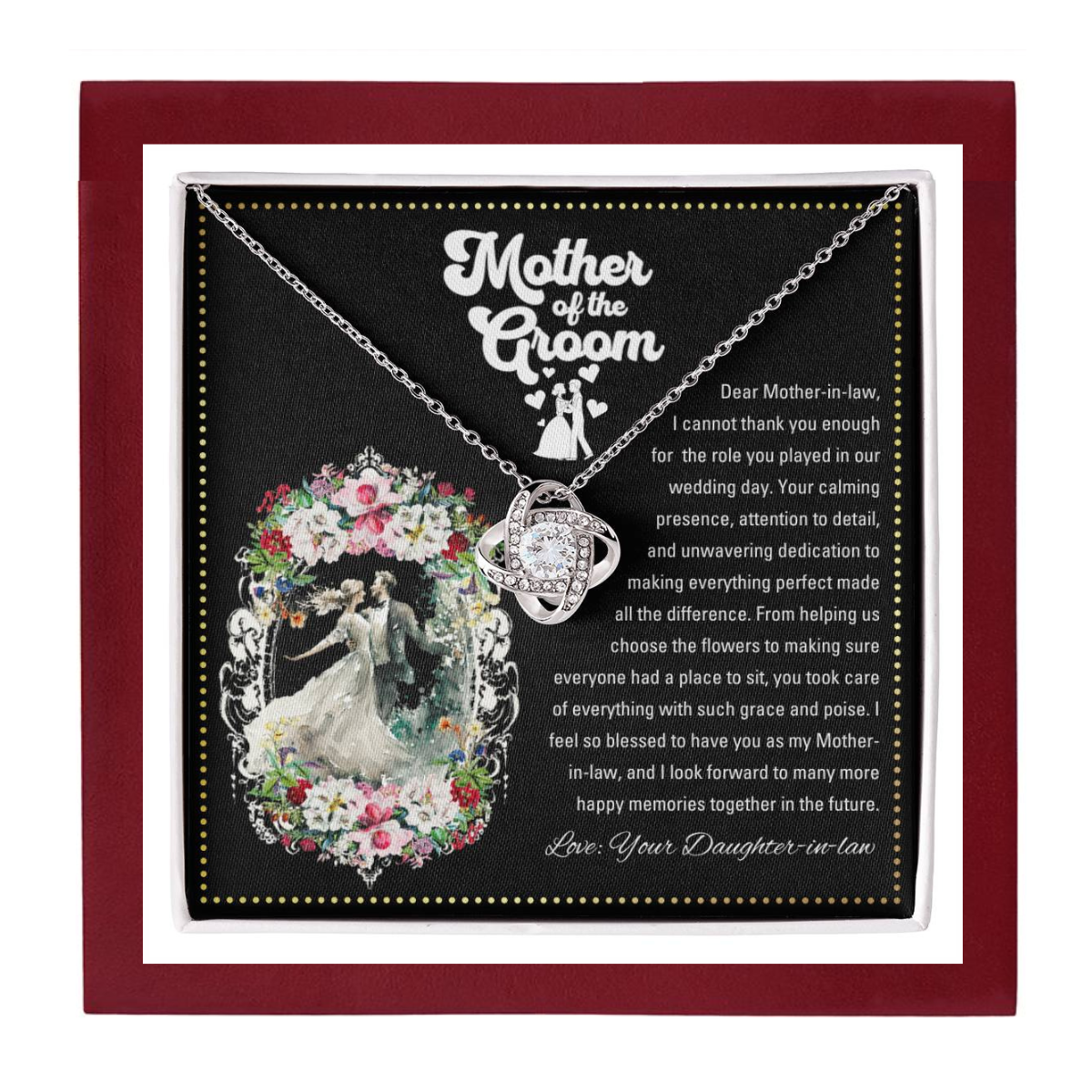 JGF Jewelry Gifts for Family | Step Mother Of The Groom Gifts From Bride