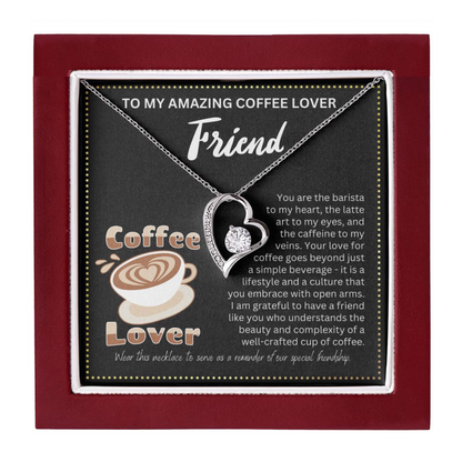 JGF Jewelry Gifts for Family Amazing Friendship Necklaces Best Friend Coffee Lover