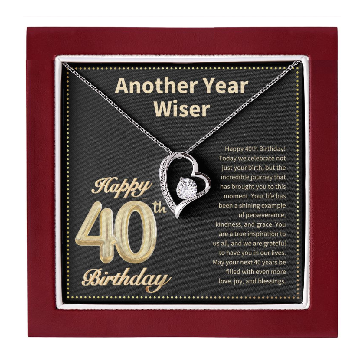 JGF Jewelry Gifts for Family 40 Year Old Birthday Gifts For Women Unique