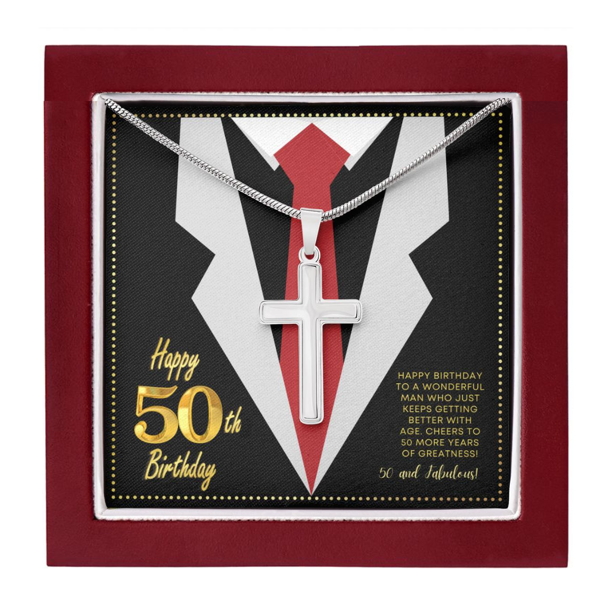 JGF Jewelry Gifts for Family 50 Year Old Gifts For Men