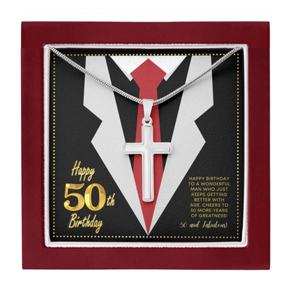 JGF Jewelry Gifts for Family 50 Year Old Gifts For Men