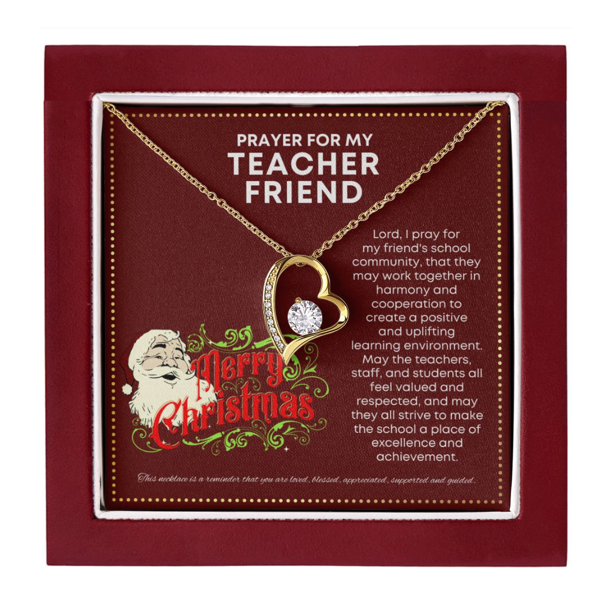 JGF Jewelry Gifts for Family I Love My Teacher Thank You Gifts for Teacher Friend
