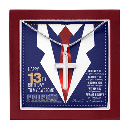 JGF Jewelry Gifts for Family Happy 13th Birthday Card For Friend Good Birthday Presents For 13 Year Old Boys