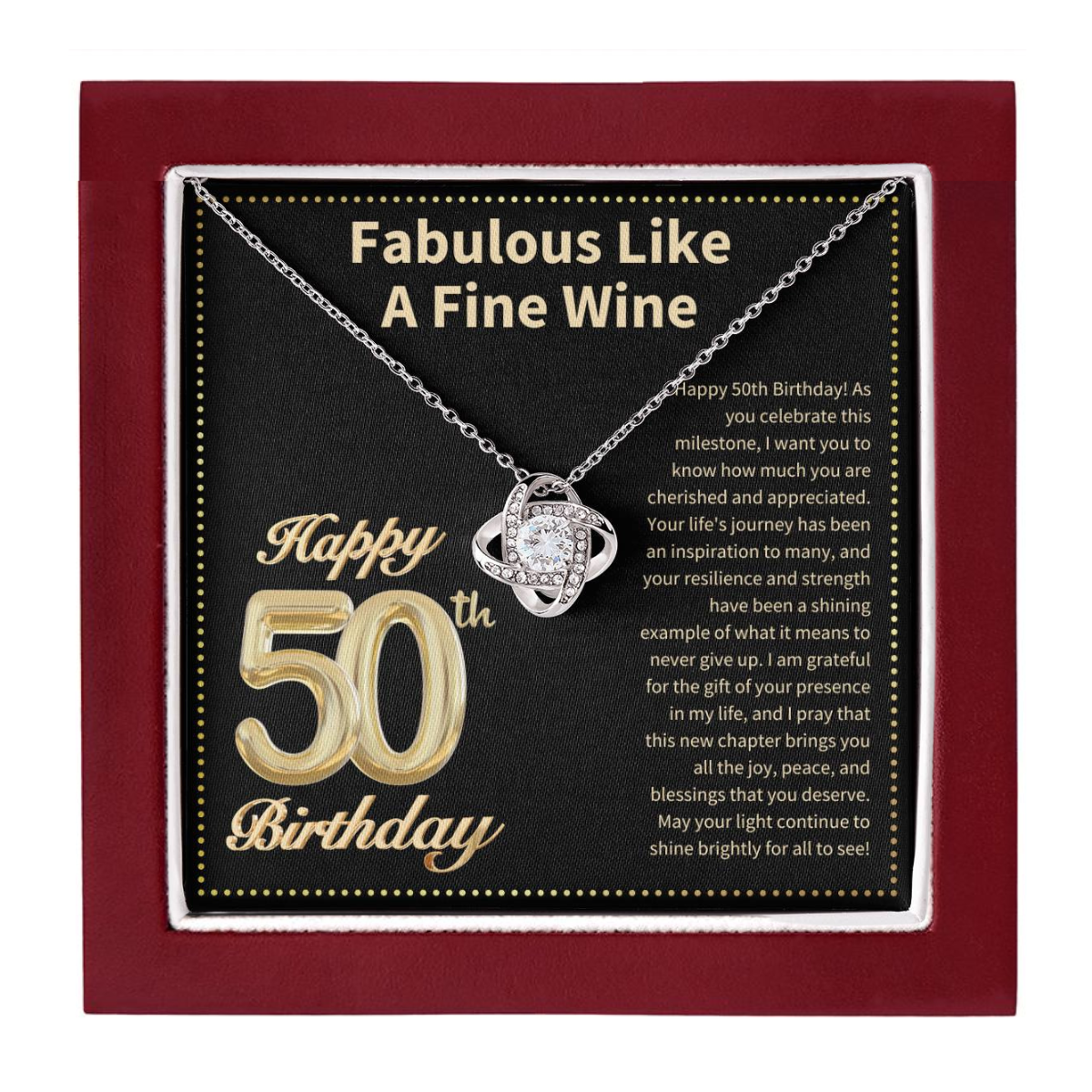 JGF Jewelry Gifts for Family 50 Year Old Birthday Gifts For Women