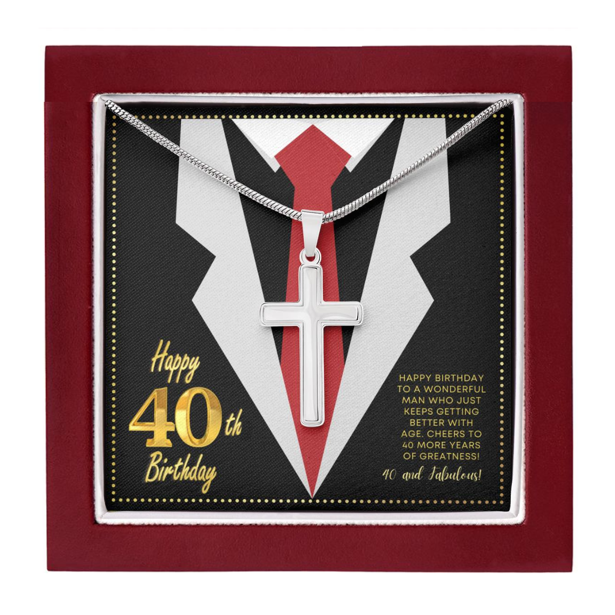 JGF Jewelry Gifts for Family Gifts For 40 Year Old Men