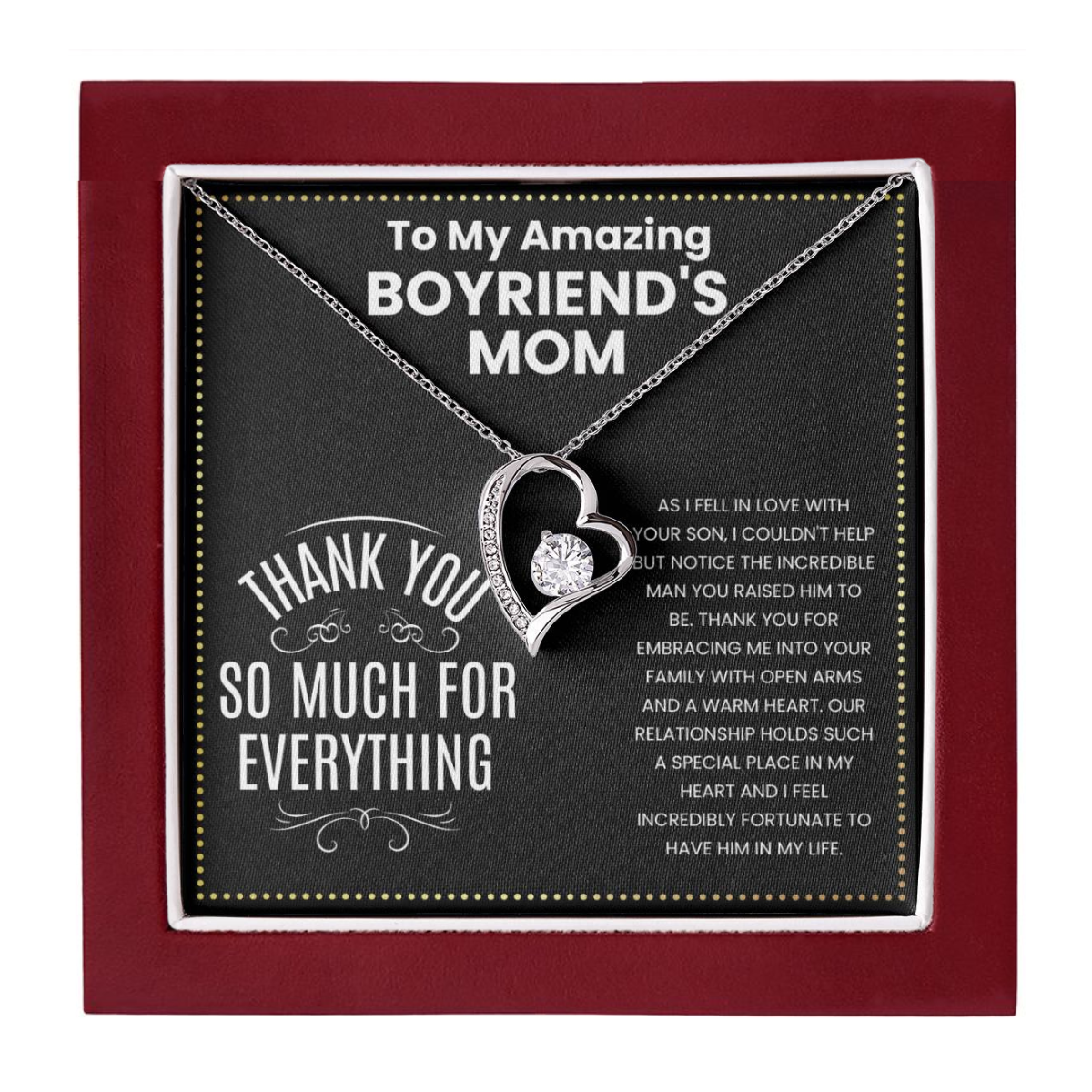 JGF Jewelry Gifts for Family Thank You For Being Awesome Gifts