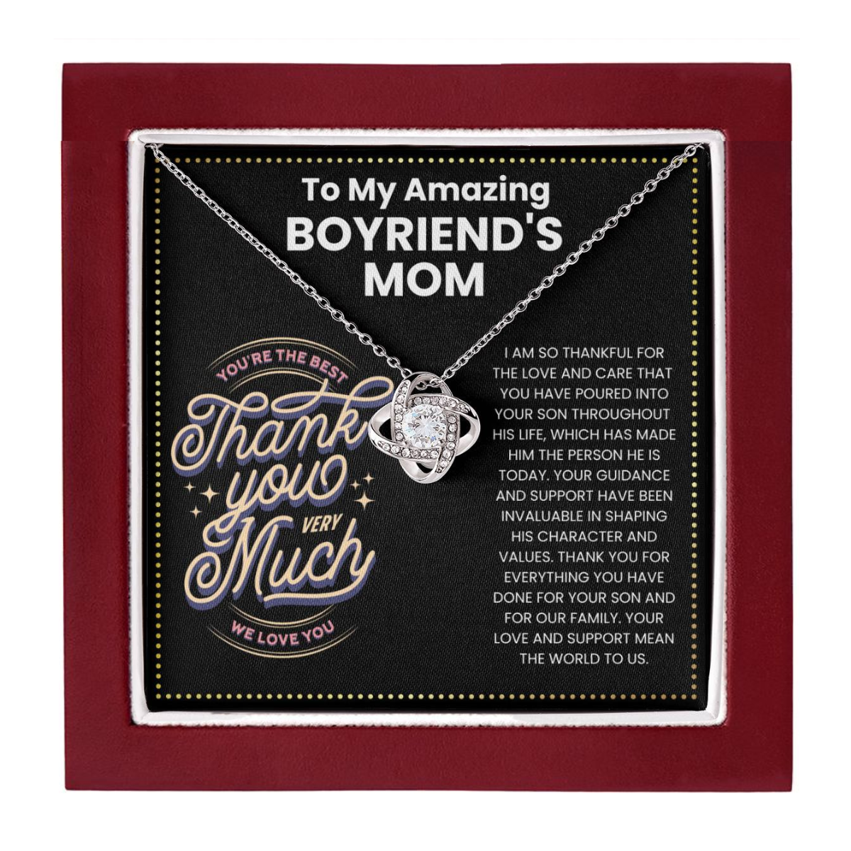 JGF Jewelry Gifts for Family Boyfriend Mom Gifts From Girlfriend