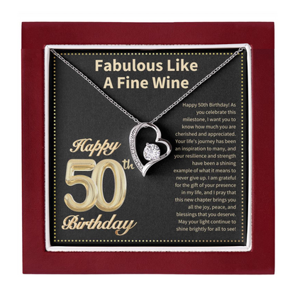 JGF Jewelry Gifts for Family 50 Year Old Birthday Gifts For Women Unique