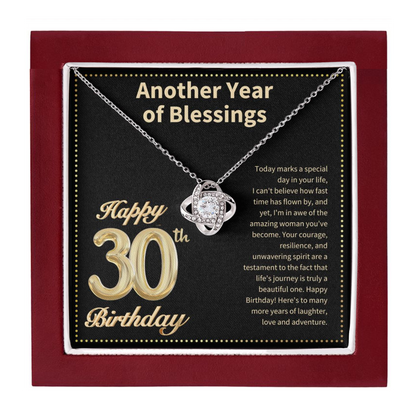JGF Jewelry Gifts for Family 30th Birthday Card for Women