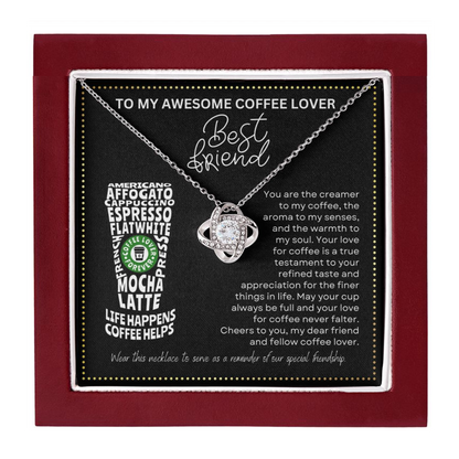 JGF Jewelry Gifts for Family No Coffee No Workee Friendship Necklace for BFF Bestie
