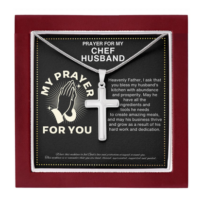 JGF Jewelry Gifts for Family I Love My Chef Husband Gift For Chef Baker Pastry Gifts For Men