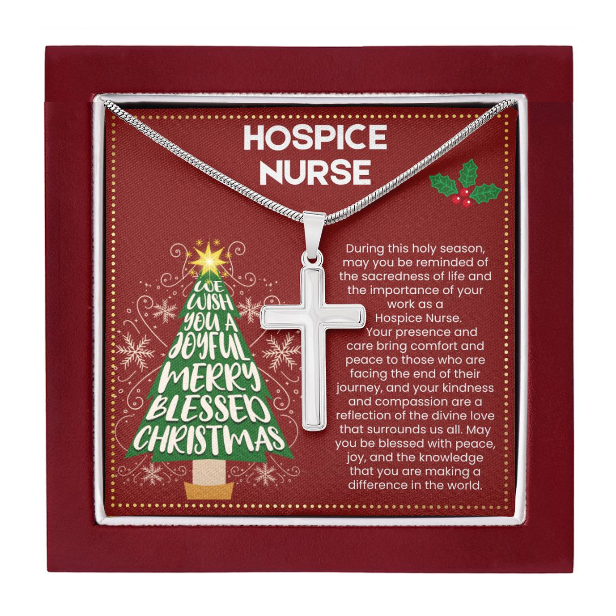 JGF Jewelry Gifts for Family Christmas Gifts for Hospice Nurses