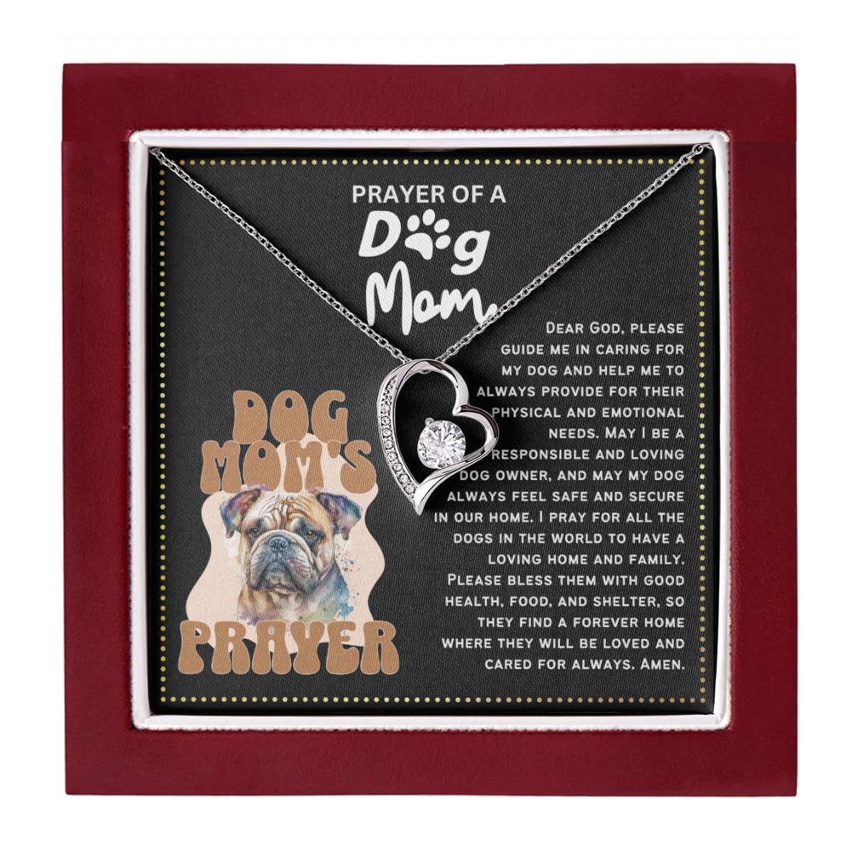 JGF Jewelry Gifts for Family Pet Dog Mom Gifts For Women Necklace