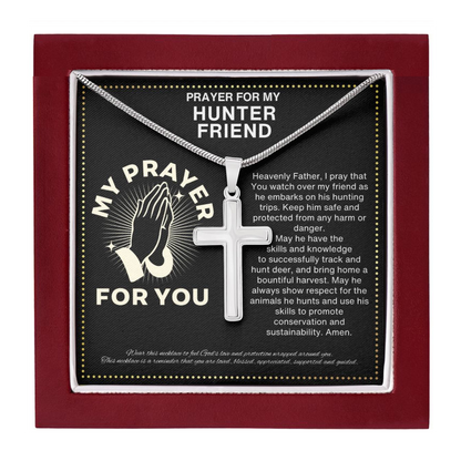 JGF Jewelry Gifts for Family My Prayer for Hunter Hunting Gifts for Men and Women