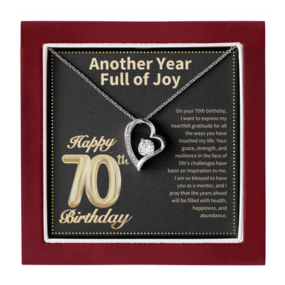 JGF Jewelry Gifts for Family 70th Birthday Gifts For Woman