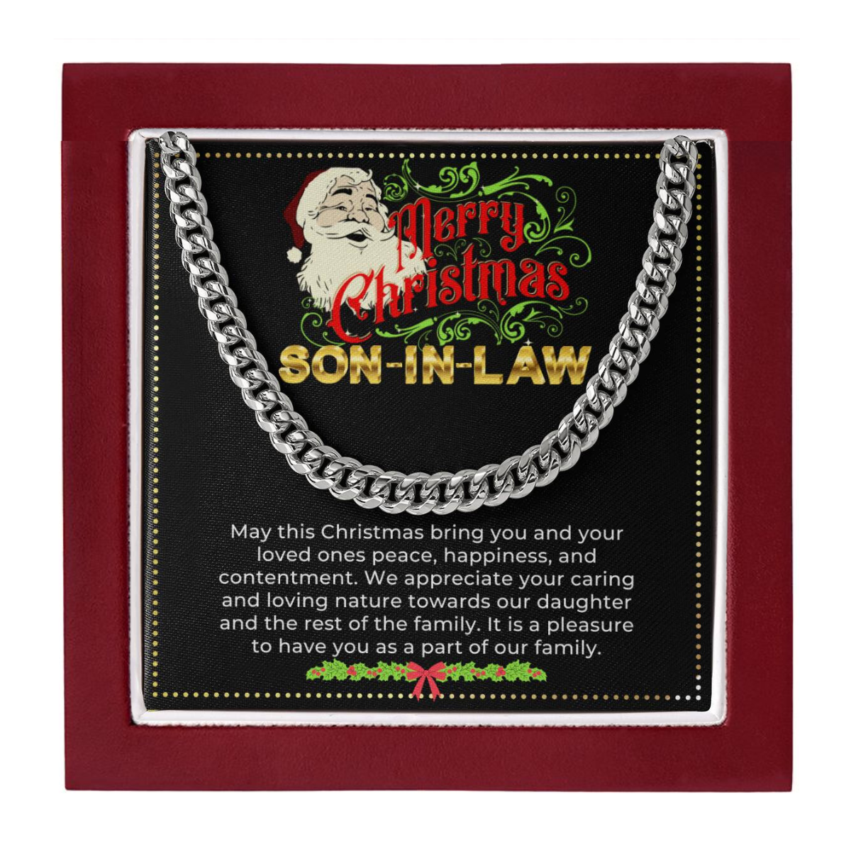 JGF Jewelry Gifts for Family | Future Son In Law Christmas Gifts From Father In Law