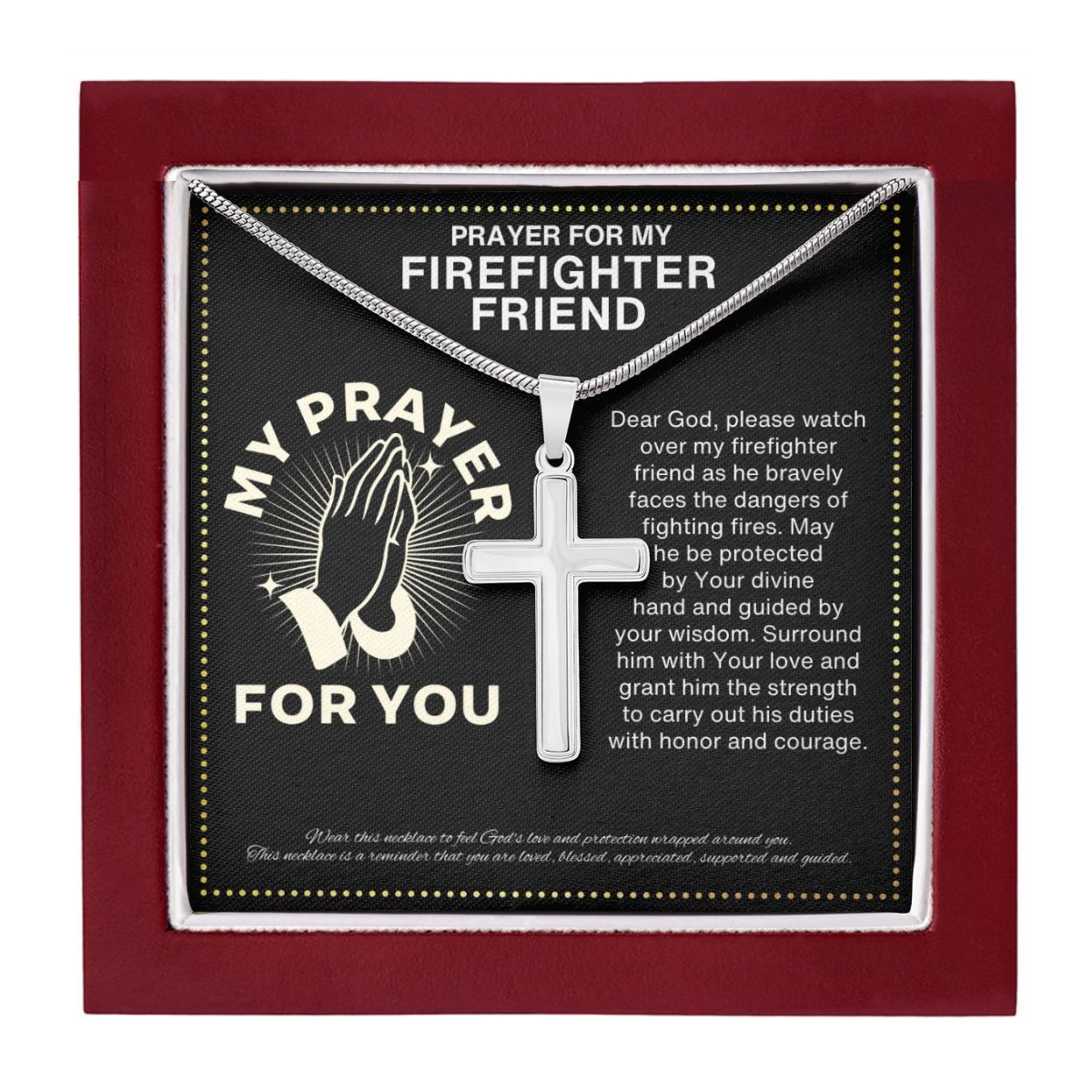 JGF Jewelry Gifts for Family Firefighter Cool Graduation Gifts For Men and Women