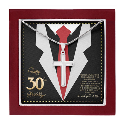 JGF Jewelry Gifts for Family Happy 30th Birthday Gifts For Him