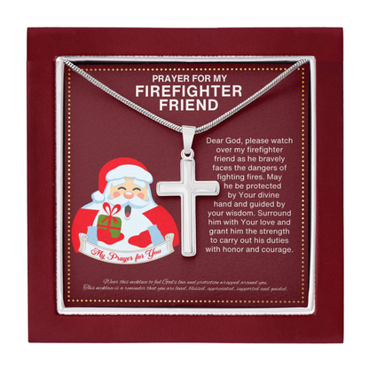 JGF Jewelry Gifts for Family Bestie Firefighter Christmas Gift For BFF Best Friend