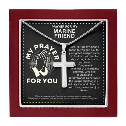 JGF Jewelry Gifts for Family Prayer for Marine Corps Birthday Gifts for Men and Women