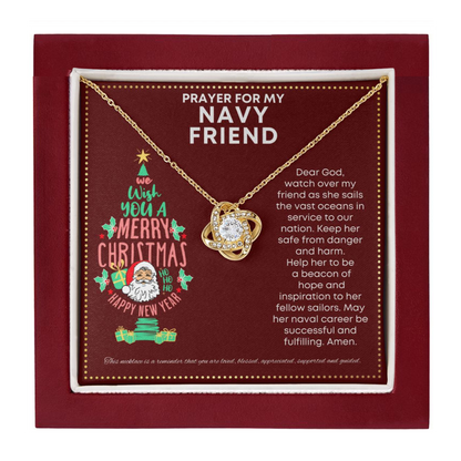 JGF Jewelry Gifts for Family My Friend Is a US Navy Present Simple Silver Necklace Formal