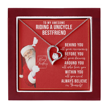 JGF Jewelry Gifts for Family Gifts For Riding A Unicycle Bestie Friend